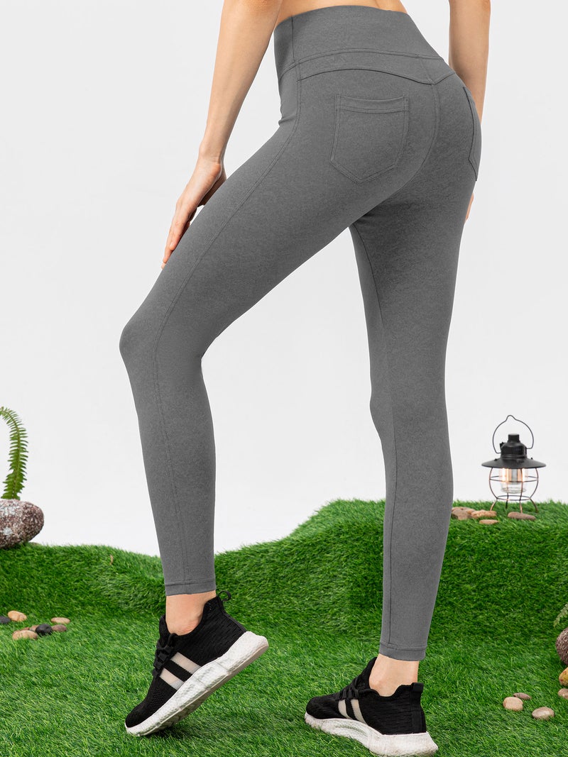 Women Sports Leggings with Pocket Tight Sportwear for Yoga Running Workout - Image 5