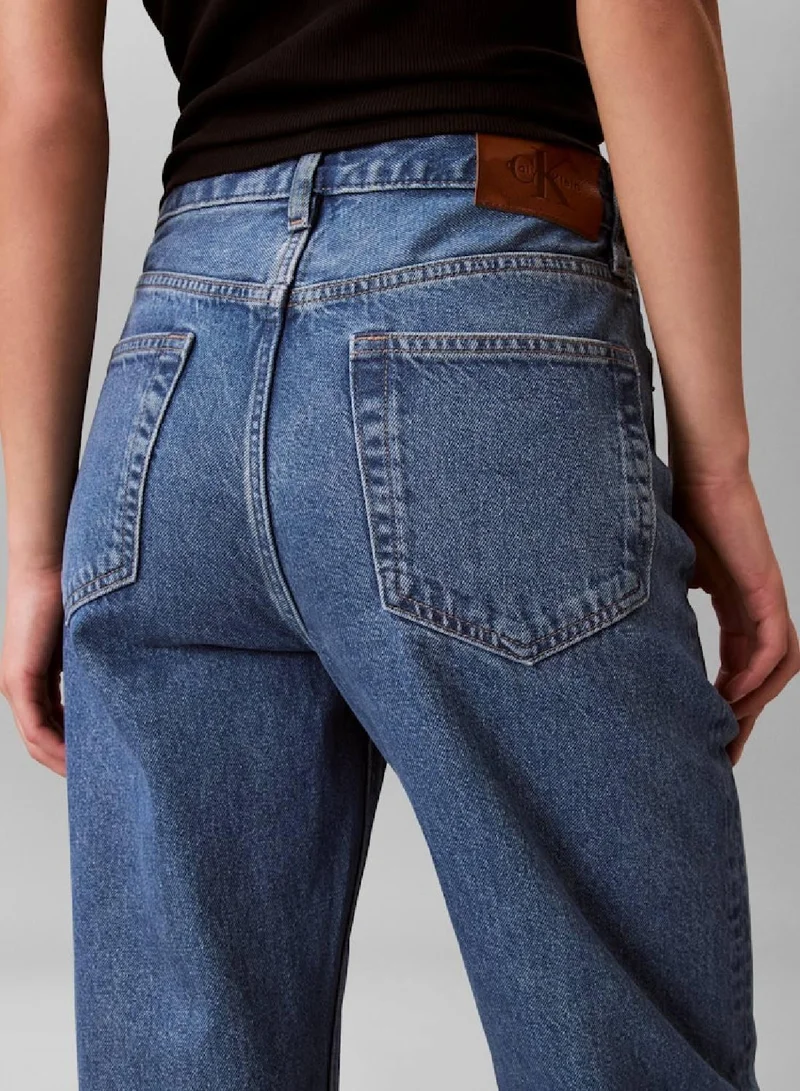 Calvin Klein Jeans BLUE JAY 90'S Straight Jeans for Women | Best Price UAE