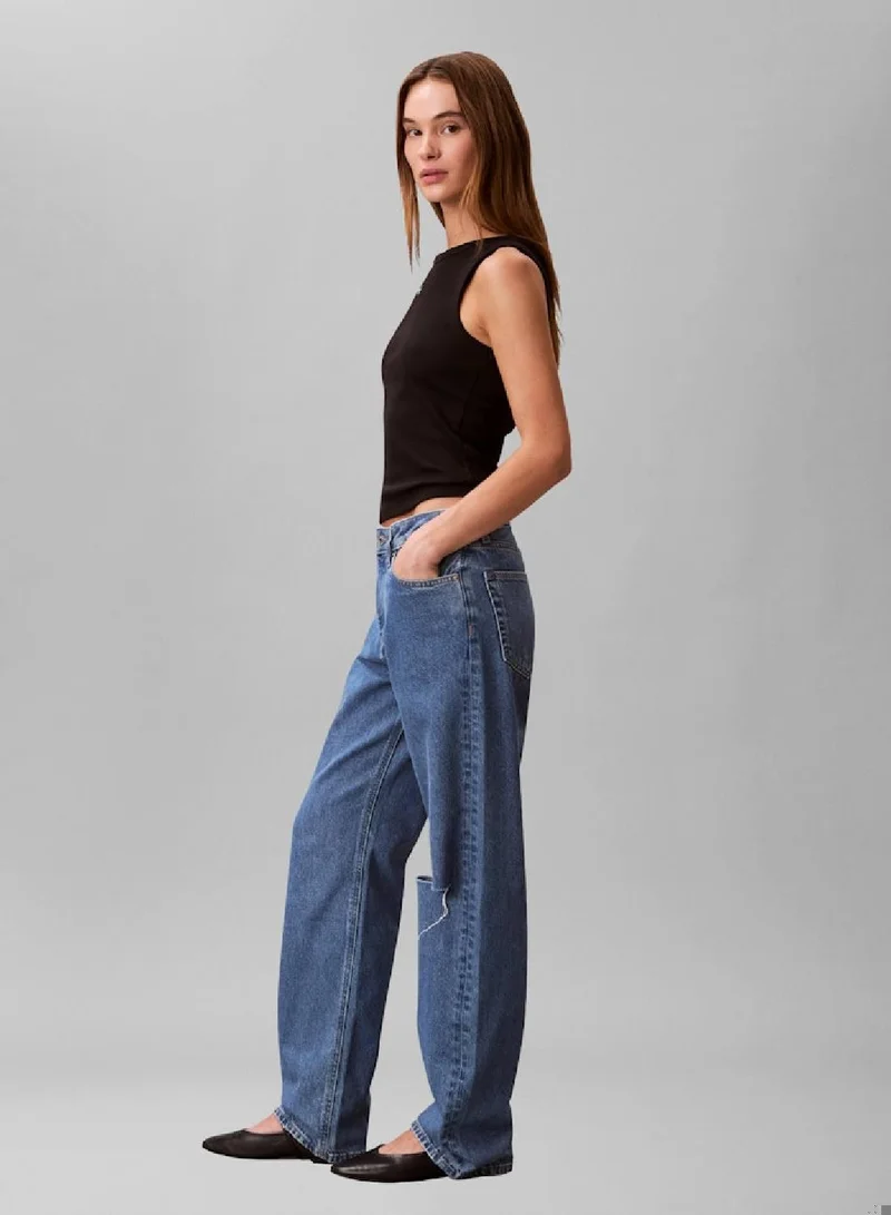 Calvin Klein Jeans BLUE JAY 90'S Straight Jeans for Women | Best Price UAE