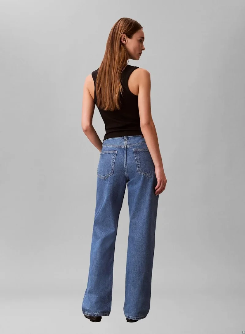 Calvin Klein Jeans BLUE JAY 90'S Straight Jeans for Women | Best Price UAE