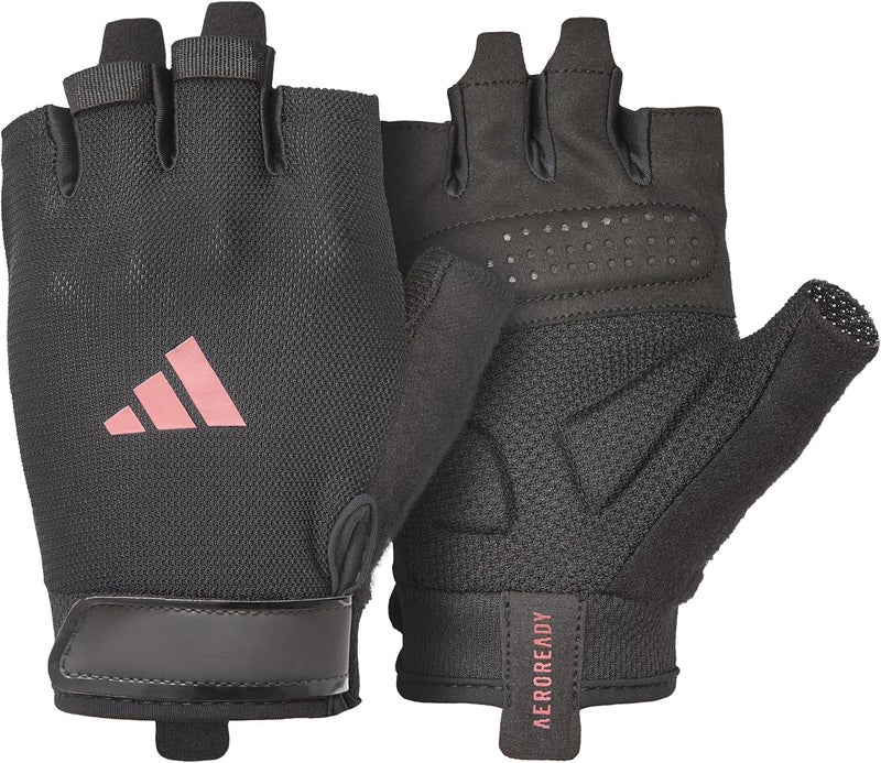 Adidas Essential Training Gloves Pink Breathable Non-Slip Grip for Gym, Fitness & Weight Training - Image 1