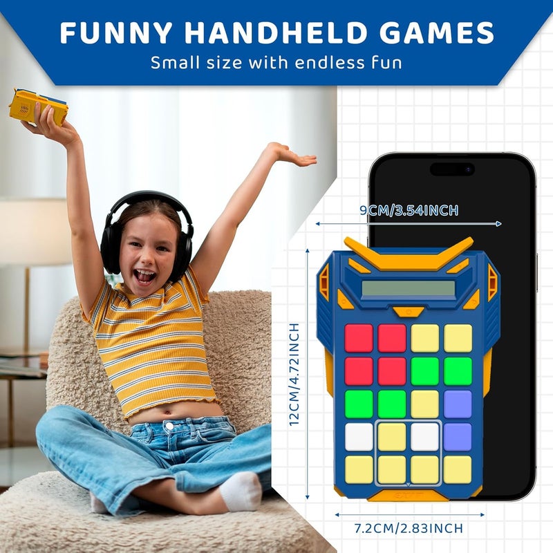 HOMESTEC Logical Puzzle Toys, Hand Held Travel Games for Kids and Adults, Brain Teaser Toys Road Trip Activities for Boys and Girls, Birthday Easter Basket Stuffers (Blue) - Image 2