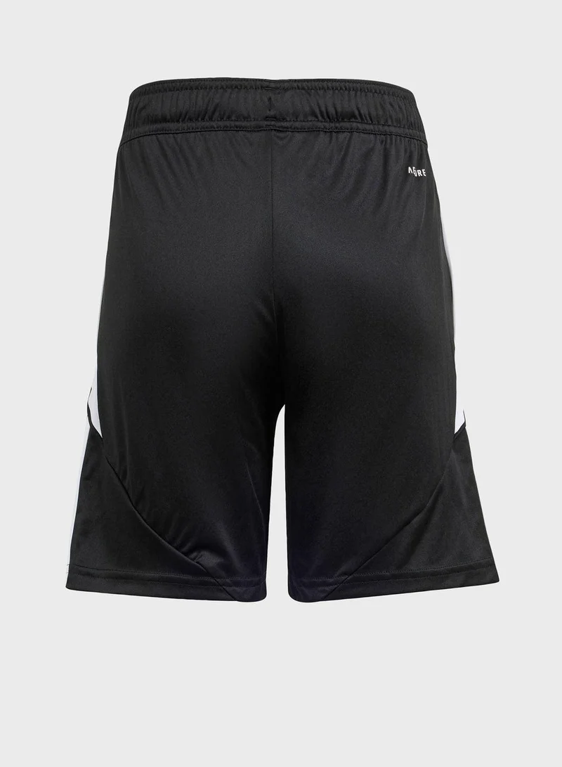 Adidas Tiro24 Sho Y Black Football Shorts For Junior 5-6Y