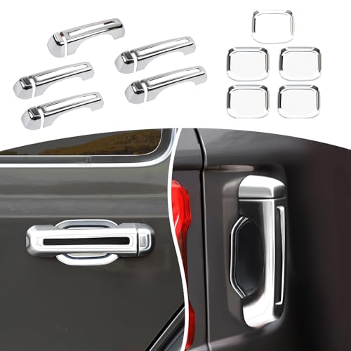 JOSHELA for Jeep JL Tailgate Door Handle Cover Trim Bowl Fit for Jeep Wrangler JL JLU 2018 up 4DR Chrome Exterior Accessories 10pcs - Image 3