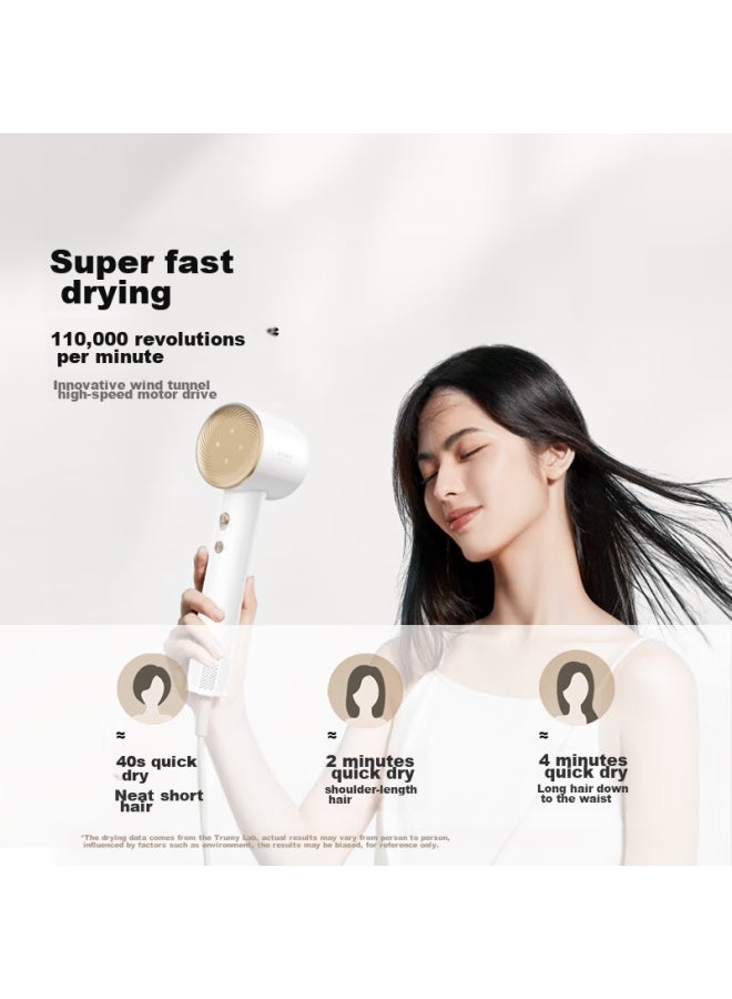 Dreame Zhuimi Shaoguang G20 Home Hair Dryer, Constant Temperature Quick-drying, Negative Ion High-speed Hair Protection Blower, Qixi Valentine's Day Gift, Star And Moon White Ahd7 - Image 1
