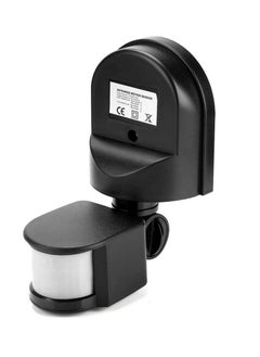SYOSI Infrared Sensor Switch Infrared Motion Sensor 110V-240V Adjustable PIR Body Motion Infrared Sensor 10A Waterproof Detector Bulb Switch Black IP44 Protection Level  - Image 1