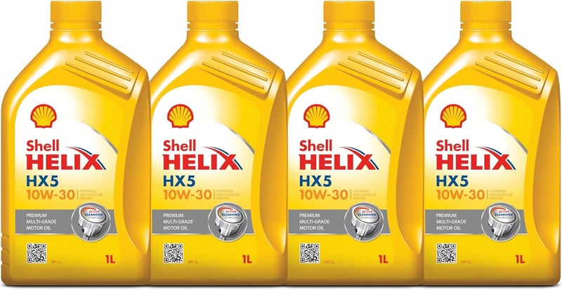 Shell Helix HX5 10W-30 (1Liter) (Pack of 4) - Image 1
