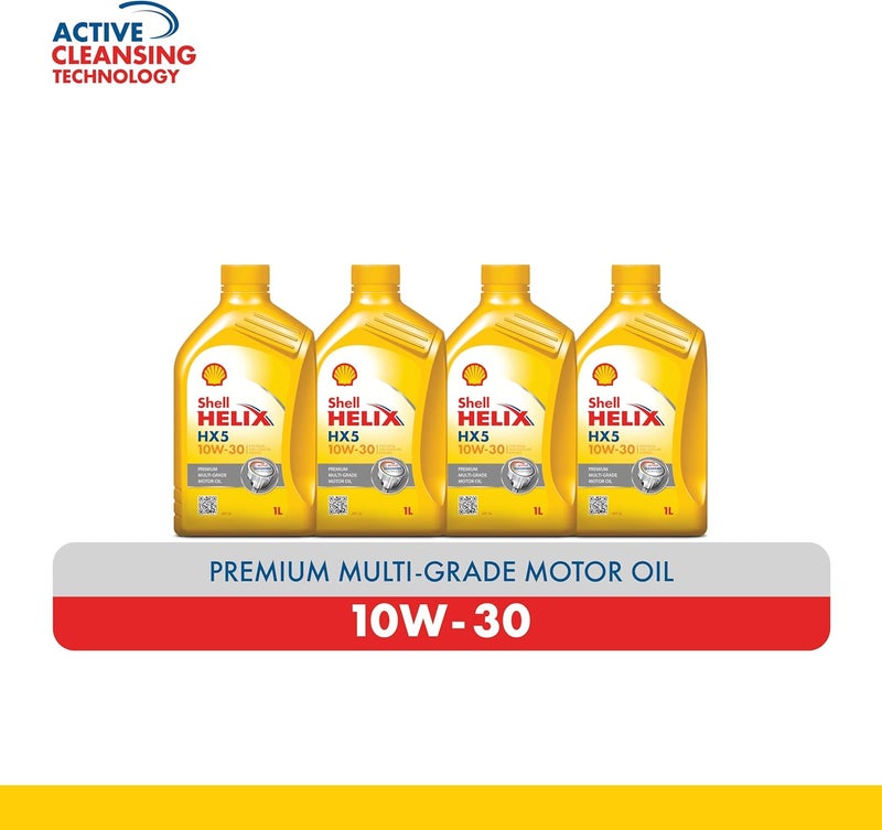 Shell Helix HX5 10W-30 (1Liter) (Pack of 4) - Image 2