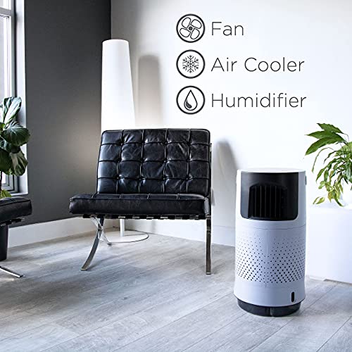 Briza Air Cooler,Evaporative Air Cooler,Swamp Cooler,Air Cooler Fan,Air Cooler for Room,Great for Livingroom, Bedroom, Office,8 Liter Water Tank,80° Swing Oscillation,Remote Included,3 Speed Fan - Image 4