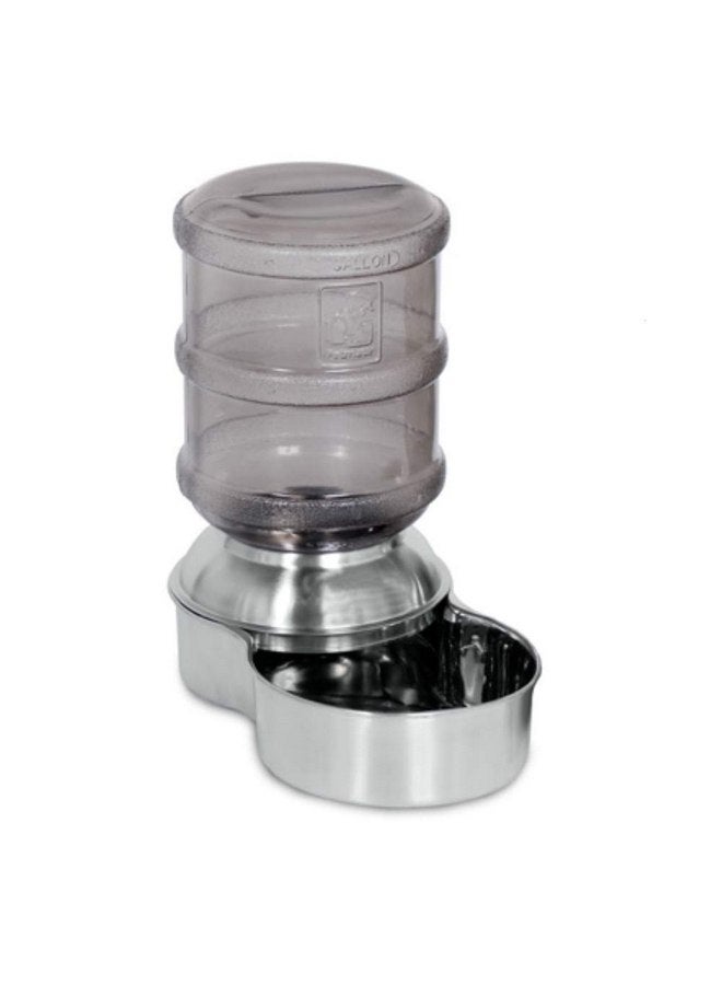 Petmate Stainless Steel Replendish Waterer, Small (24345S), 128 Ounces, Stainless - Image 2