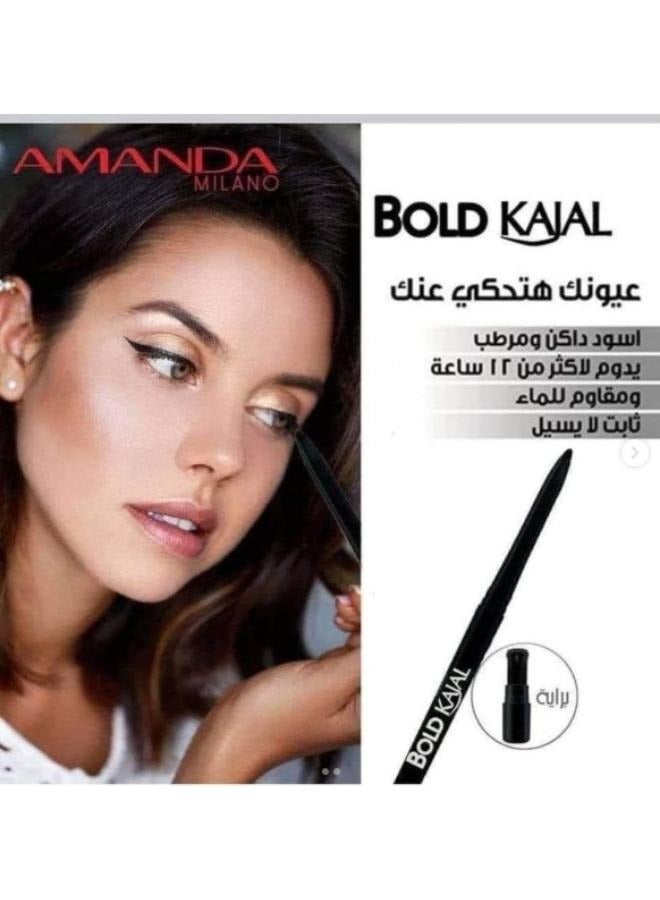 أماندا ميلانو كحل بولد كاجال أسود - Image 3