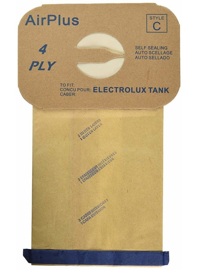 ENVIROCARE Replacement 4 Ply Filtration Vacuum Cleaner Dust Bags for Electrolux Canisters - Style C 48 bags - Image 2