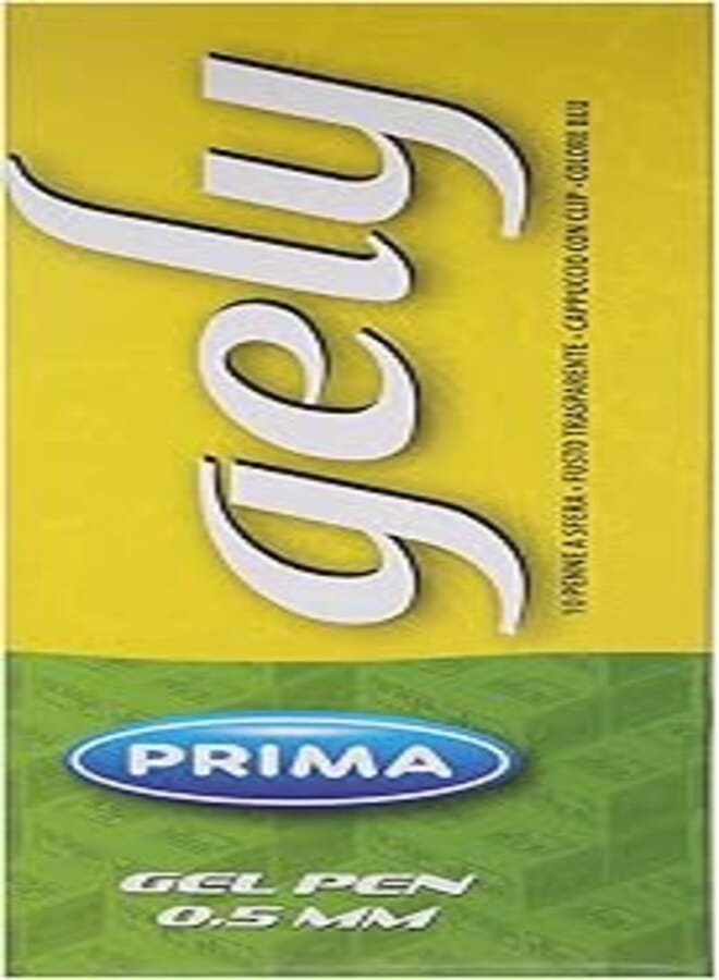 Prima Gely Gel Pen -Pack of 10 Pieces - Blue