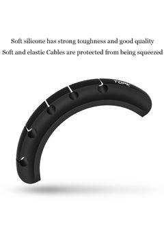 TOPK Desktop Silicone Cable Organizer Storage Management Silicon Charger Wire Organizer  - Image 5