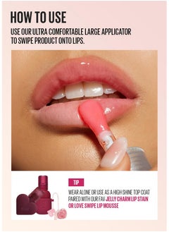 KAJA Juicy Glass Lip Oil ; Hydrating, Feel Plumped And Lightweight With Vitamin Tree Fruit Oil ; 05 Plum Paloma ; Vegan, Crueltyfree  - Image 5
