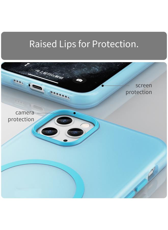 S-TOP Case For iPhone 11 Pro Max MagSafe Frosted Translucent TPU + PC Full Coverage Phone Case - Image 5