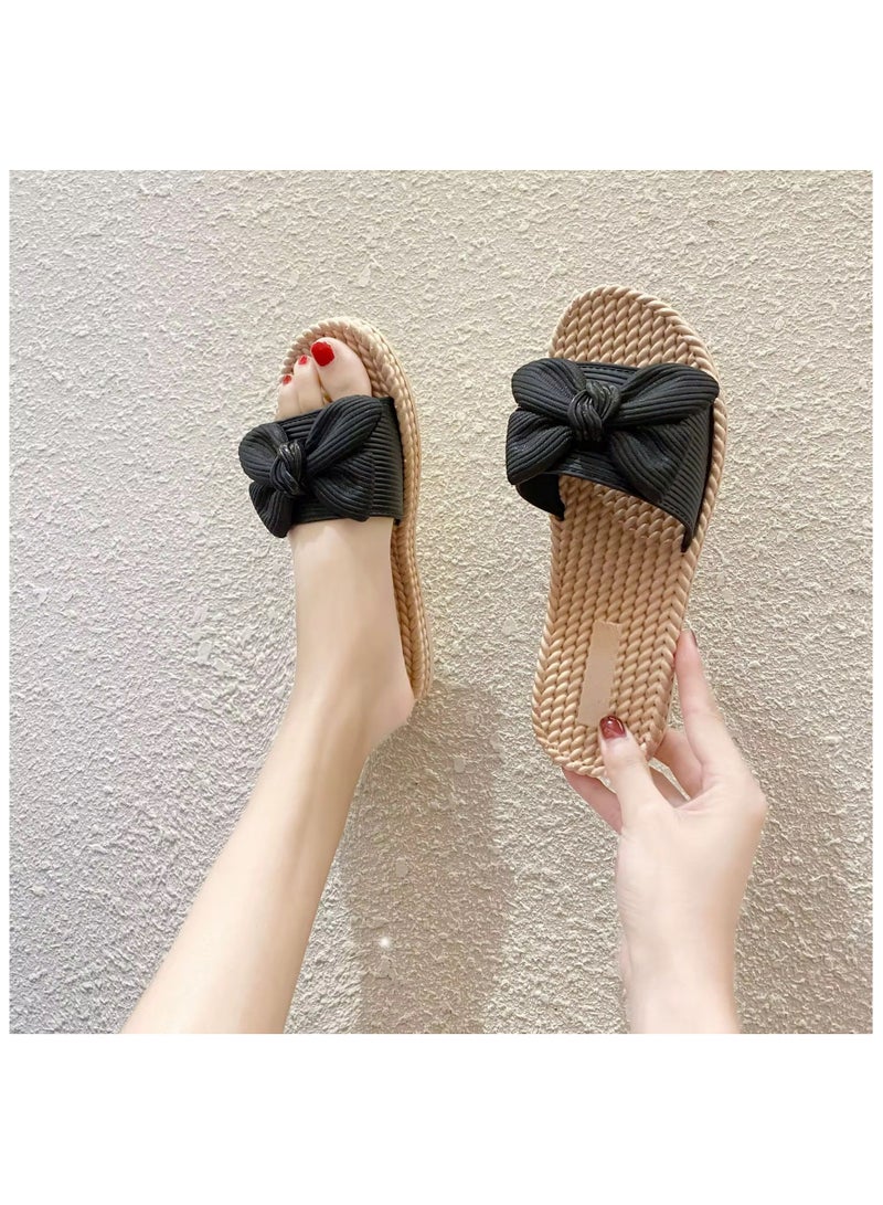 Women Slippers Outdoor Or Indoor Flat Beach Sandals Footwear For Ladies  - Image 2