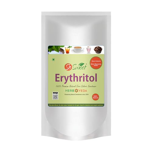 So Sweet Erythritol Natural Sugar Free Sweetener For Diabetic (Pack of 2, 1Kg Each) - Image 2