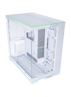 LIAN LI Lian Li O11D EVO RGB Black ATX MidTower Gaming Case Tempered Glass,CPU Cooler Support Upto 167mm, GPU Support Upto 422mm, 360mm Radiator Supported, 8x PCI Slots, Front: 2x USB, 1x Type C | WHITE  - Image 1