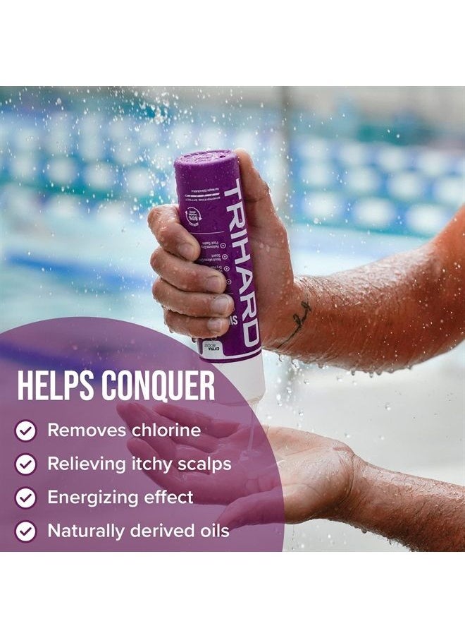 TRIHARD - Swimmers Shampoo Extra Boost | Removing Chlorine and Hard Water Negative Effects | Specialized Swim Shampoo - Image 1