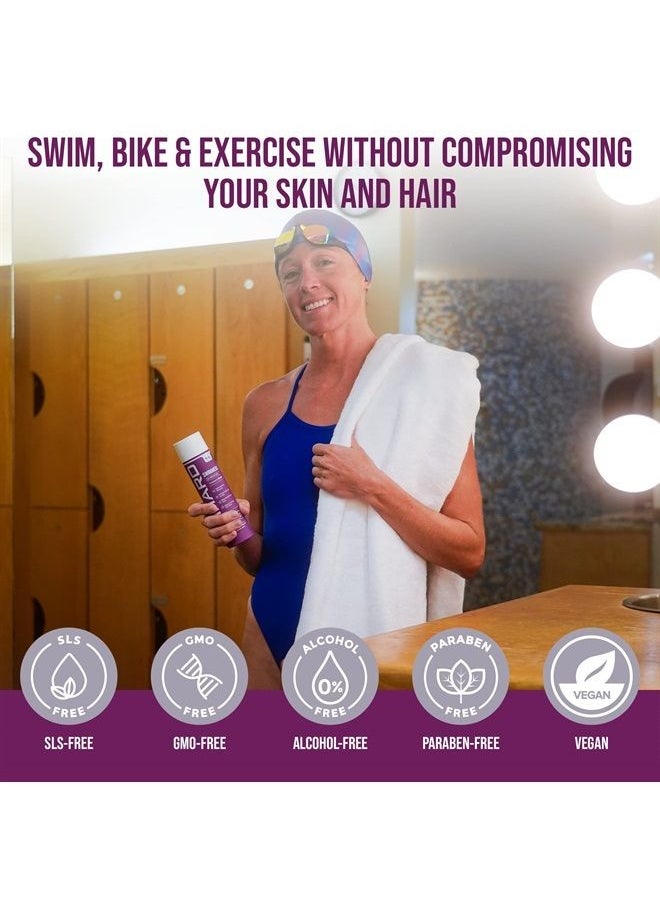 TRIHARD - Swimmers Shampoo Extra Boost | Removing Chlorine and Hard Water Negative Effects | Specialized Swim Shampoo - Image 1