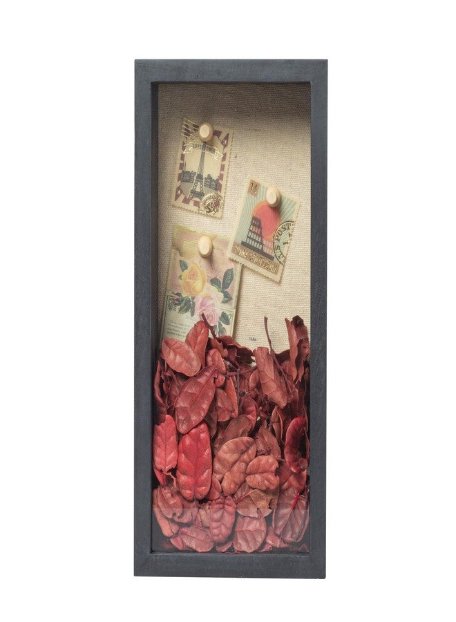 Increased Fire Shadow Box Frame 5x10 Shadow Box Display Case with Linen Back of Awards Memorabilia Flower, Pictures, Keepsakes、Bouquet、Medals and More Photos Memory Box long Skinny Black - Image 2