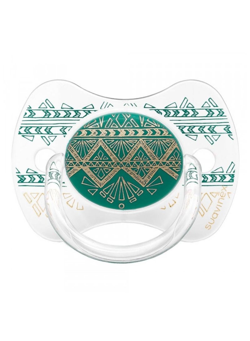 SUAVINEX Premium Silicone Pacifier Haute Couture Physiological Silicone Teat 0-4M - Image 1
