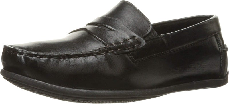 Florsheim فلورشايم جاسبر درايفر جونيور للأولاد - حذاء سهل الارتداء، 5.5 M US للأطفال الكبار، أسود - Image 4