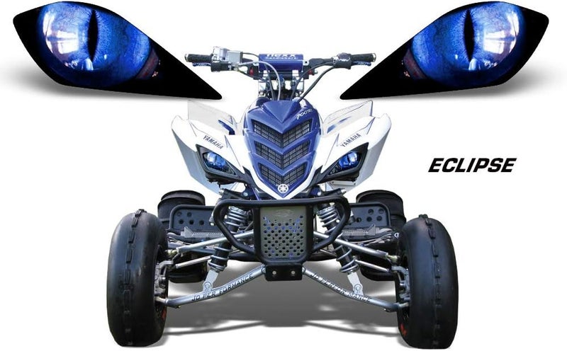 AMR Racing غطاء ملصق رسومات عيون مصابيح ATV من AMR Racing - أزرق إكليبس - Image 2