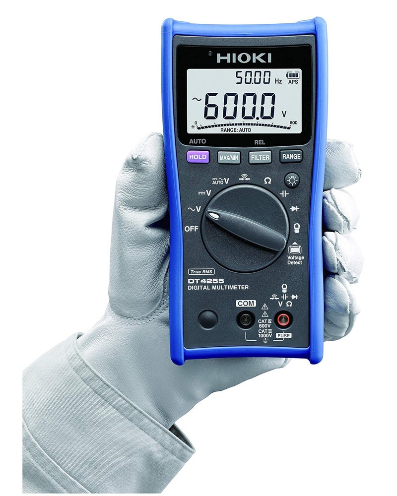 Hioki DIGITAL MULTIMETER DT4255 Digital Multimeter with Fuseprotected Terminals Ideal for Harsh Work Environments  - Image 3