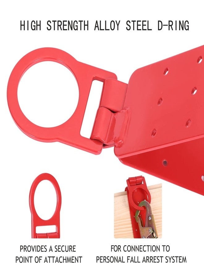 FHFallArrest Reusable Roof Anchor, Easy to Install Roof Bracket for Fall Protection, High Stength D-ring with Corrosion Resistant Materials for Roofing Safety, Comply to ANSI/OSHA - Image 2