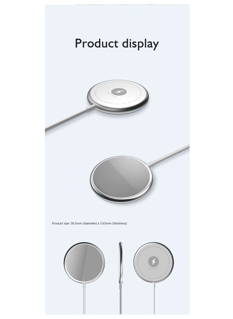 FITIT شاحن Fitit Mag Fit للهواتف الذكية مع دعم الشحن اللاسلكي المغناطيسي - Image 4
