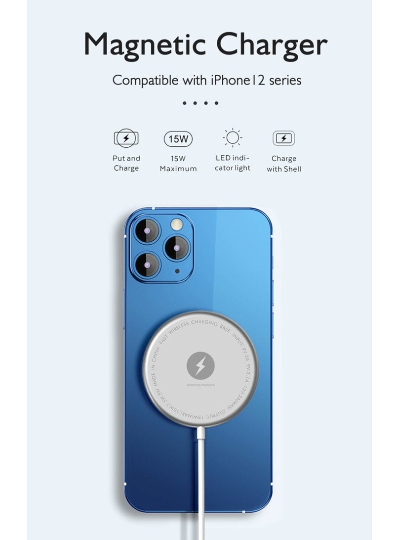 FITIT شاحن Fitit Mag Fit للهواتف الذكية مع دعم الشحن اللاسلكي المغناطيسي - Image 5