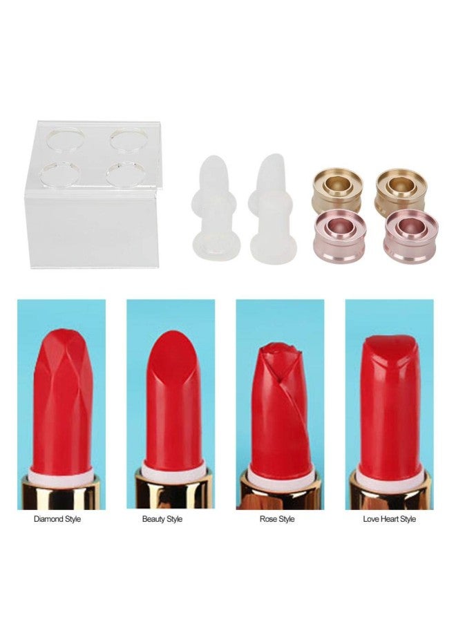 klarako Empty Lipstick Tube DIY, homemade lipsticks, Simple Design ABS+ Silicone Material Lipstick Mold for DIY Lipstick, Making Tool Kit Set by Oneself Single Hole Set and Four Holes(02# Four Holes Set) - Image 5