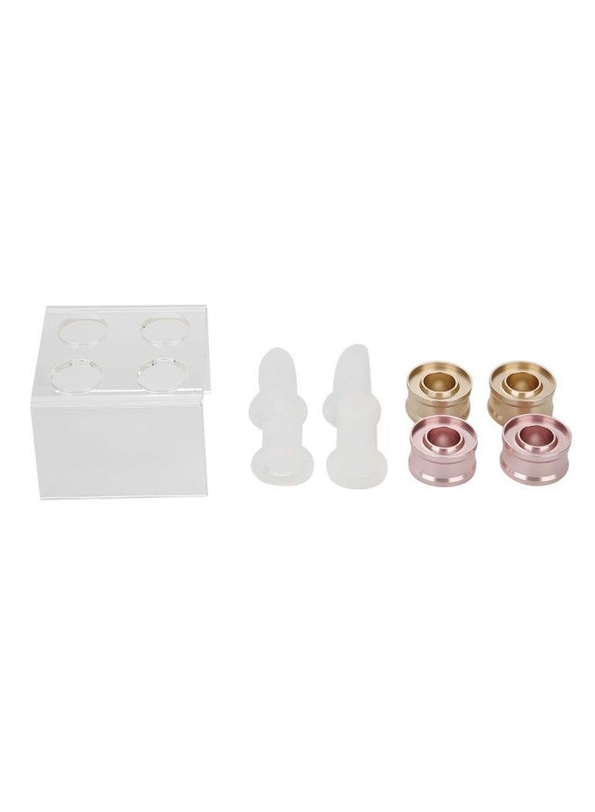 klarako Empty Lipstick Tube DIY, homemade lipsticks, Simple Design ABS+ Silicone Material Lipstick Mold for DIY Lipstick, Making Tool Kit Set by Oneself Single Hole Set and Four Holes(02# Four Holes Set) - Image 1