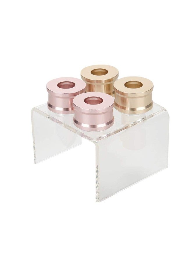 klarako Empty Lipstick Tube DIY, homemade lipsticks, Simple Design ABS+ Silicone Material Lipstick Mold for DIY Lipstick, Making Tool Kit Set by Oneself Single Hole Set and Four Holes(02# Four Holes Set) - Image 3