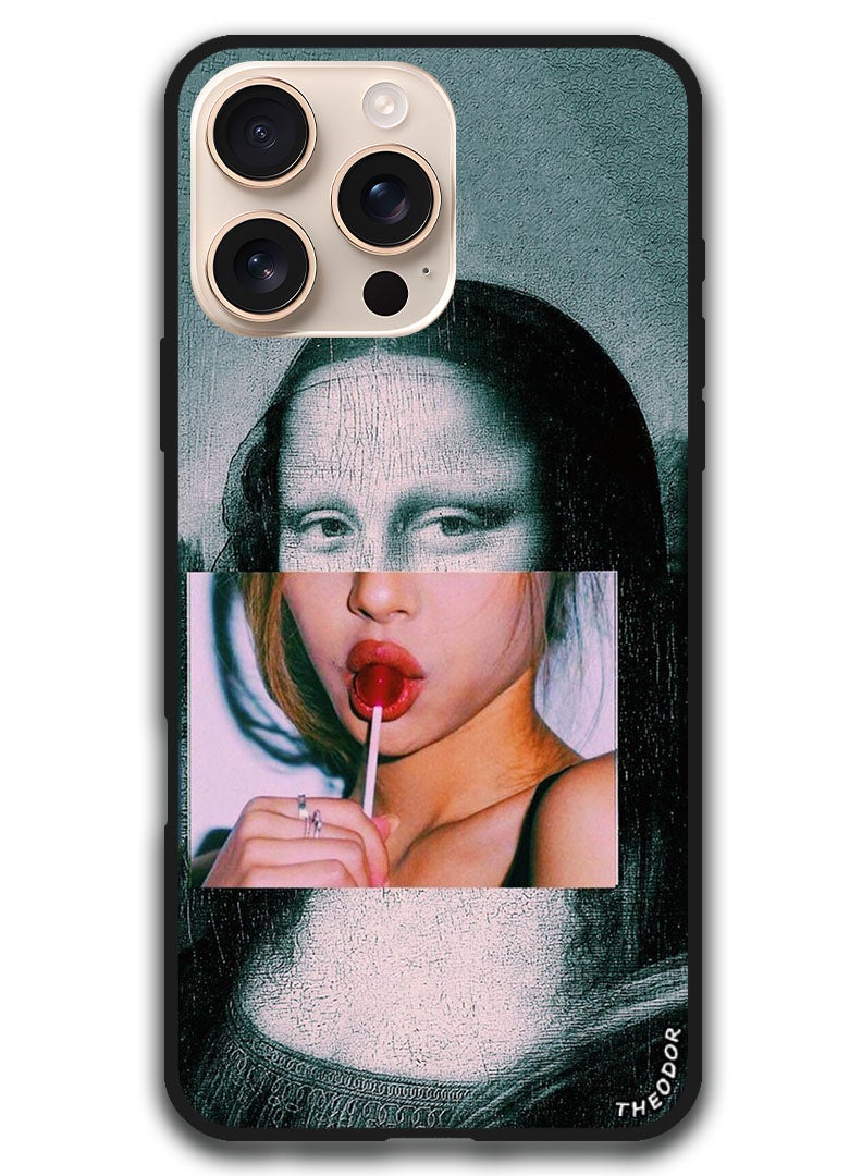 Theodor Protective Case Anti Scratch Shock Proof Bumper Cover For iPhone 16 Pro Max (6.9)-inch Mona Lisa 2  - Image 1