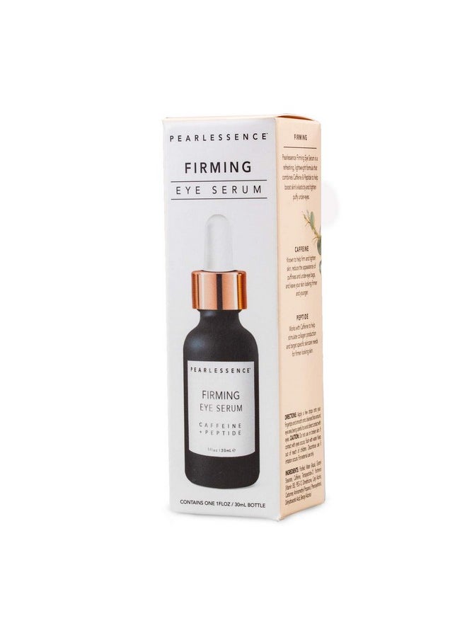 Pearlessence Firming Eye Serum With Caffeine + Peptide Rejuvenates Puffy Eyes & Reduces Under Eye Bags Made In Usa & Cruelty Free (1Oz)  - Image 4