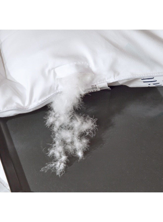 VINNYSEN 3KG Down Comforters 220 x 240 cm Duvet  350 GSM filling Quilted All Season Comforter Diamond Quilted for Double Bed White - Image 4