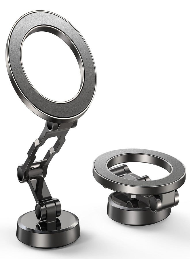 Kaistyle for Magsafe Car Mount【360° Adjustable】 Magnetic Phone Holder for Car Holder Mount【All-Metal】 Foldable Cell Phone Holders for Your Car Dash for iPhone 16 Pro Max 15 14 13 12 Plus Mini - Image 1