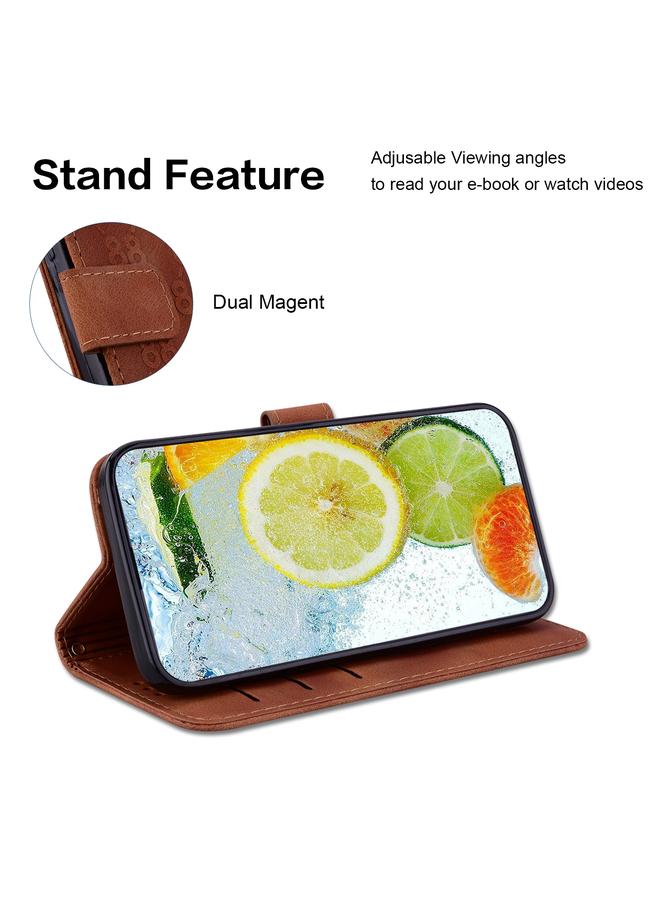 زبون جراب لهاتف Infinix Note 30 VIP، جراب هاتف جلدي منقوش مزدوج على شكل 8 - Image 5