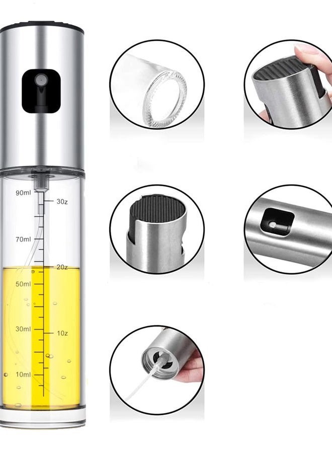 NIKKIER Oil Sprayer for Cooking,100ml Olive Oil Spritzer,Oil Sprayer for Air Fryer, Salad,BBQ,Roasting - Image 3