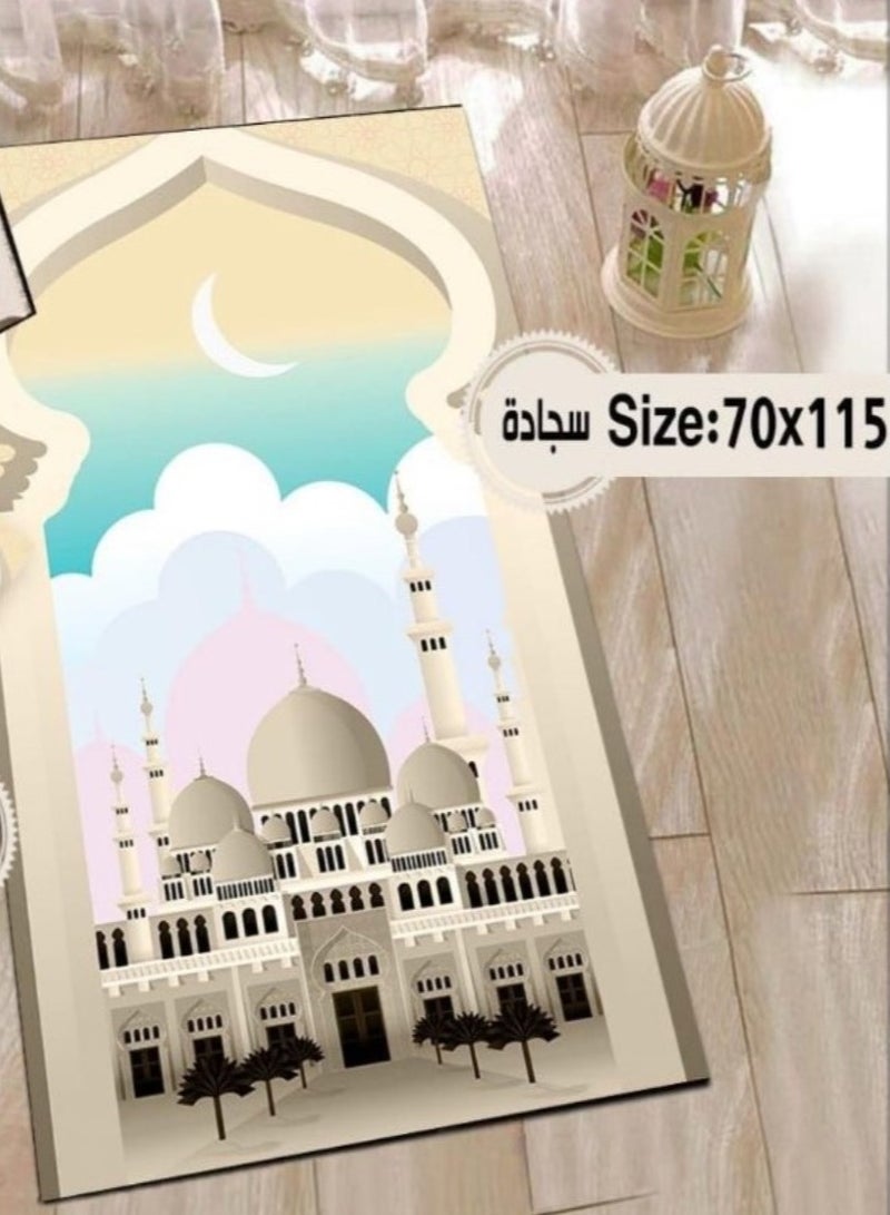سجادة صلاة بتصميم حديت 70x115 Cm  - Image 2