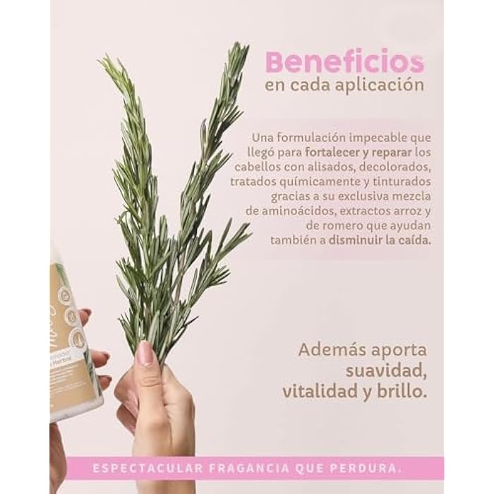 Milagros Acondicionador Herbal | Disminuye la Caida Del Cabello y Aporta Suavidad y Brillo, Beige - Image 3