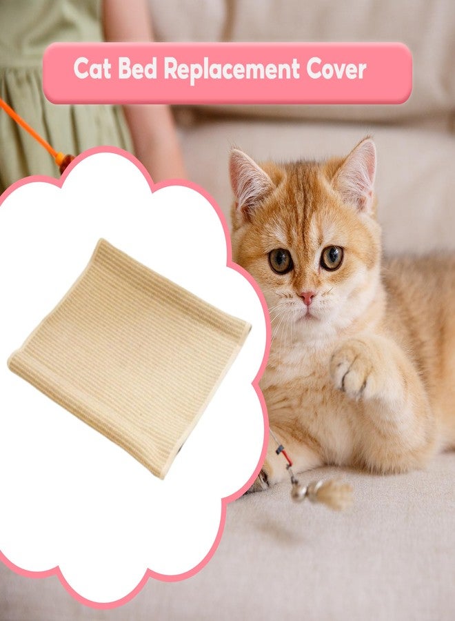 Leefasy Cat Hammock Bed Replacement Cover Part Comfortable Sleeping Breathable Pad Accessories Replacement Mat for Cats Raised Bed - Image 2