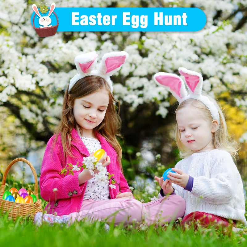 Leetous 144 PCS Bulk Easter Plastic Eggs for Egg Hunt, Empty Fillable 2.36" 134 PCS Colorful Eggs with 10 PCS Golden Eggs for Basket Essentials Stuffers, Easter Party Favors Supplies Decorations - Image 2