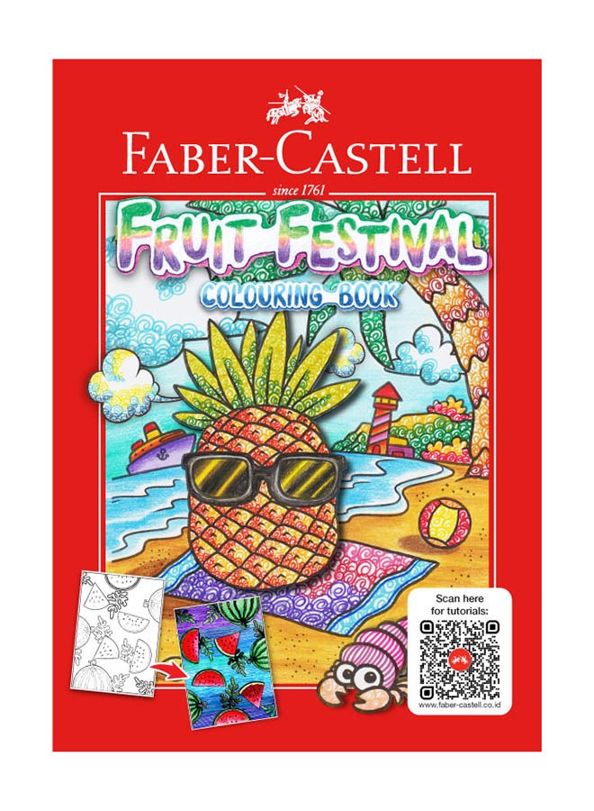 FABER-CASTELL Fruit Festival Colouring Book