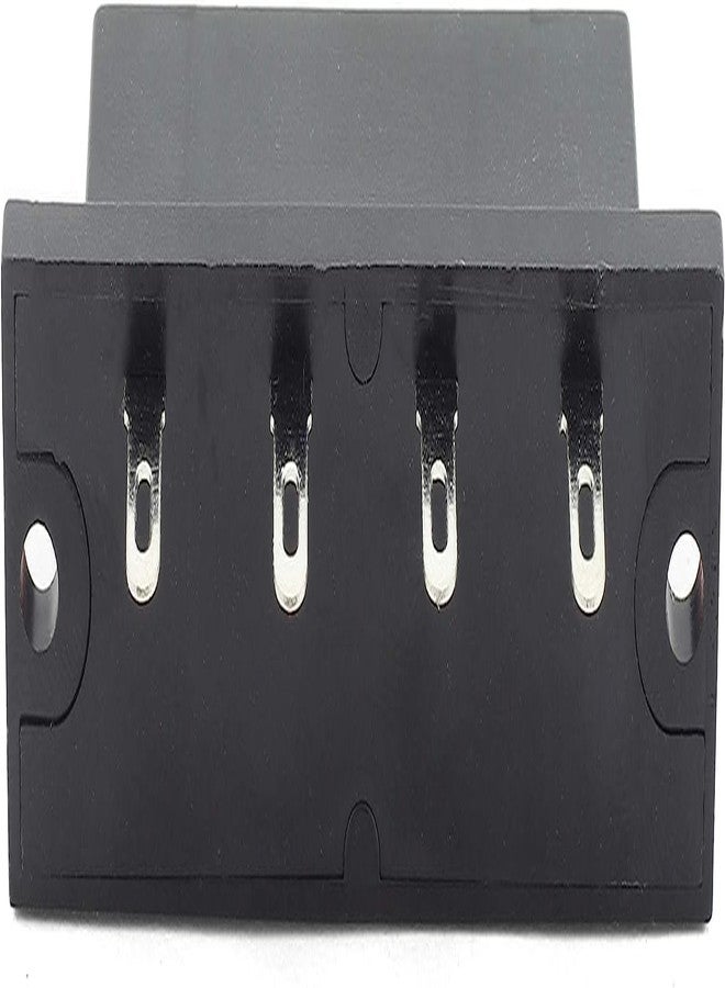 UNIVERSAL HUB 4Pcs Speaker Terminal Block 4 Pin, Stereo Push Release Connector Plate, Spring Loaded Clamp, Red and Black Tabs, for Amplifiers and Audio Equipment - Image 2