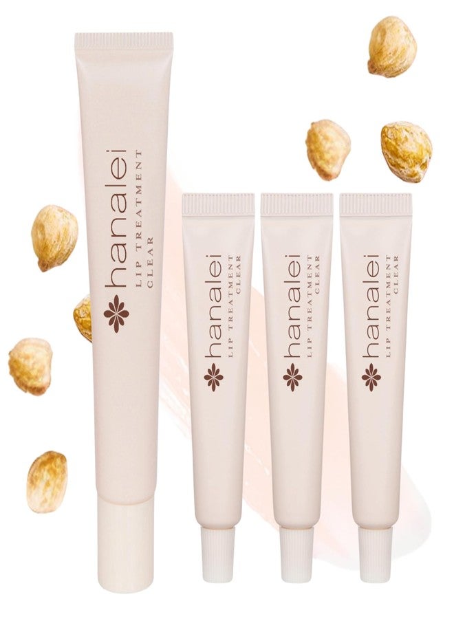 Hanalei Clear Lip Treatment Bundle (Full-Size and Travel-Size 3 Pack | Made with Kukui Oil, Shea Butter, Agave, and Grapeseed Oil, Soothe Dry Lips (Cruelty free, Paraben free - Image 1