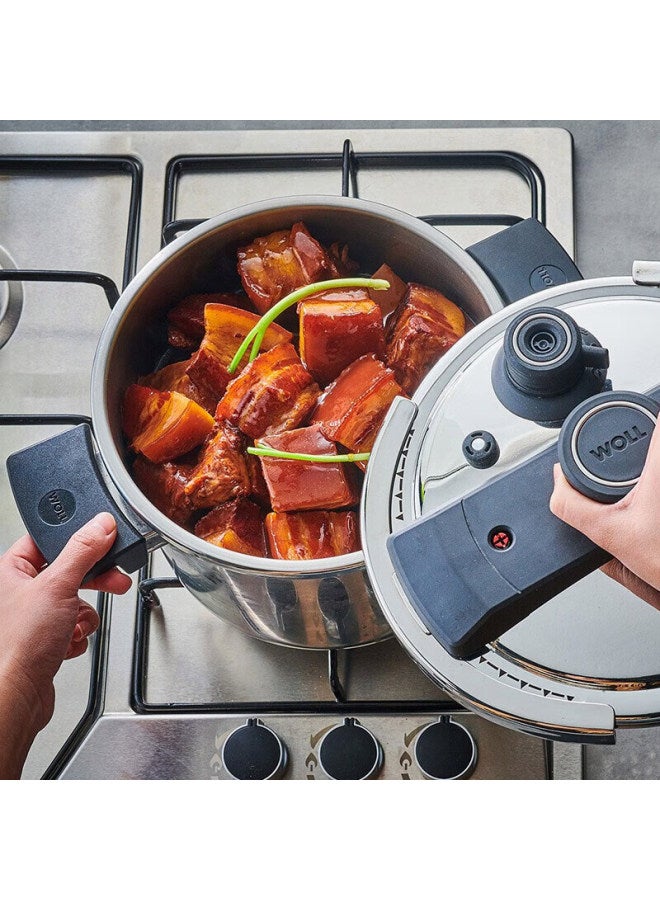 Woll 6l German Imported Stainless Steel Pressure Cooker For Home Use, Suitable For Induction Cooker And Gas Stove, Winner Of The German If Design Award, 22cm - Image 1